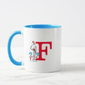 ドクター・スース 帽子の中の猫 サン1 モノグラム F マグカップ (左)