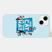 ドクター・スース | 帽子の中の猫 ロゴ - キャラクターたち Case-Mate iPhoneケース (裏面 (横))
