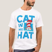 ドクター・スース | 帽子の中の猫 ロゴ Tシャツ (正面)