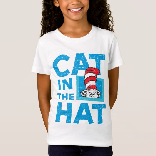 ドクター・スース | 帽子の中の猫 ロゴ Tシャツ (正面)