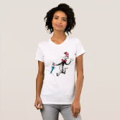 ドクター・スース | 帽子の中の猫 傘ウォーク Tシャツ (正面フル)