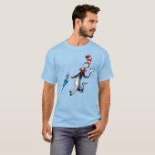 ドクター・スース | 帽子の中の猫 傘ウォーク Tシャツ (正面フル)