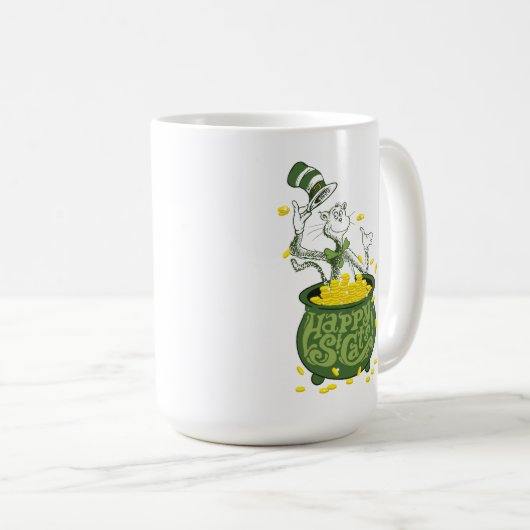 ドクター·スース|帽子の中の猫—幸せな聖猫たち！ コーヒーマグカップ (正面右)