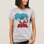 ドクター·スース|帽子の猫-物1,物2 Tシャツ (正面)
