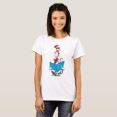 ドクター·スース|帽子の猫-読ズ Tシャツ (正面フル)