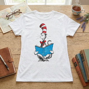 ドクター·スース 帽子の猫-読ズ Tシャツ