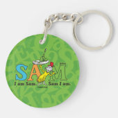ドクター·スース|私はサムです。サム·イ·アム。 キーホルダー (裏面)