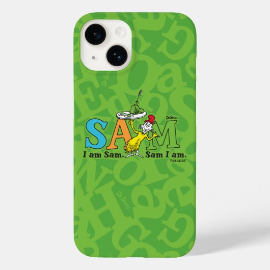 ドクター・スース | 私はサム。サムは私です。 Case-Mate iPhoneケース (裏面)