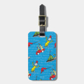 ドクター·スース|緑の卵とハムのストーリーブックの模様 ラゲッジタグ (正面縦)