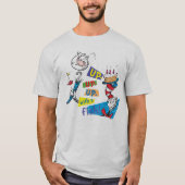 ドクター·スース|魚を追い上げる Tシャツ (正面)