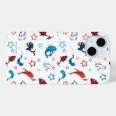 ドクター・スース｜1+2は魚だよ！星柄 Case-Mate iPhoneケース (裏面 (横))