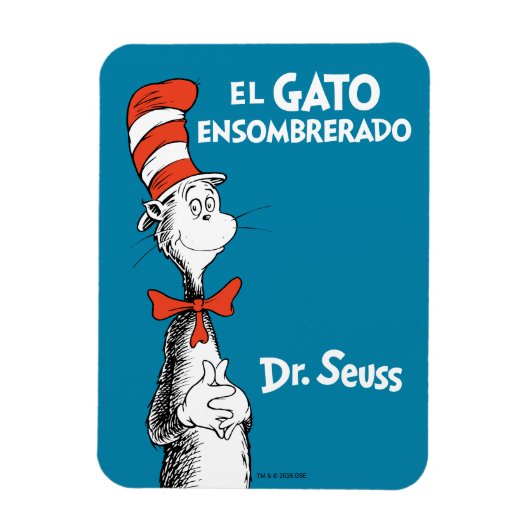 ドクター・スース El Gato Ensombrerado スペイン語 マグネット (縦)