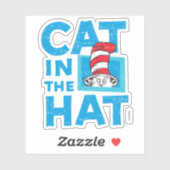 ドクター·スース| hatロゴの猫-ヴィンテージ シール (シート)