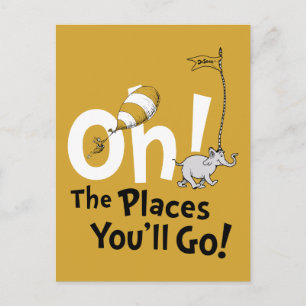 ドクター・スース Oh, The Places You'll Go! レトロ ポストカード