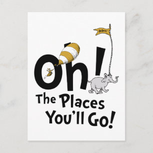 ドクター・スース Oh, The Places You'll Go! レトロ ポストカード