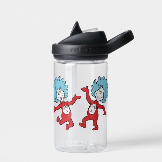 ドクター・スース Thing 1 と Thing 2 キャラクター ウォーターボトル (左面)