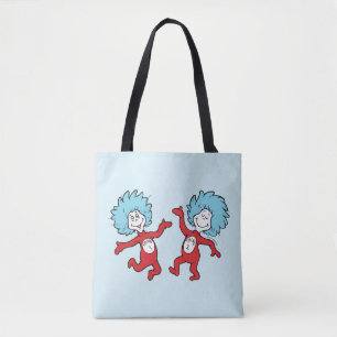 ドクター・スース Thing 1 と Thing 2 キャラクター トートバッグ