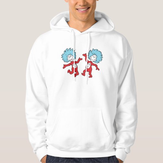 ドクター・スース Thing 1 と Thing 2 キャラクター パーカ (正面)