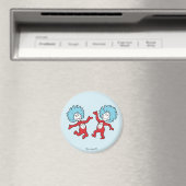 ドクター・スース Thing 1 と Thing 2 キャラクター マグネット (インサイチュ (食洗機))