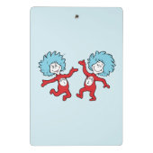 ドクター・スース Thing 1 と Thing 2 キャラクター ミニクリップボード (裏面)