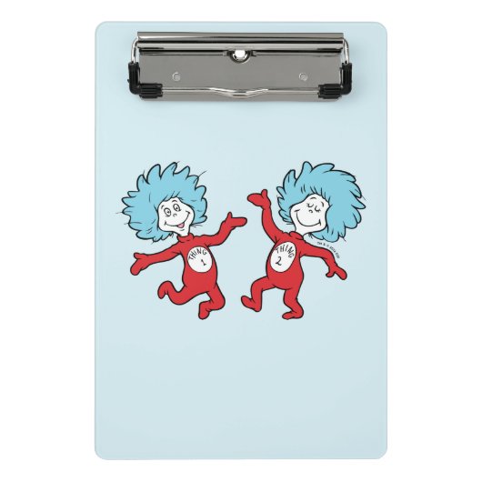 ドクター・スース Thing 1 と Thing 2 キャラクター ミニクリップボード (正面)