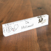 ドクター デスクネームプレート (側面)