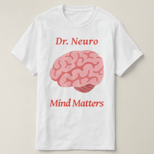ドクター・ニューロのメンタルヘルス Tシャツ (デザイン正面)
