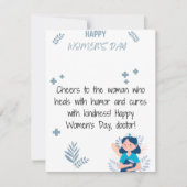 ドクター – ハッピーウィメンズデイカード シーズンカード (正面)