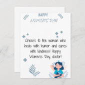 ドクター – ハッピーウィメンズデイカード シーズンカード (正面/裏面)