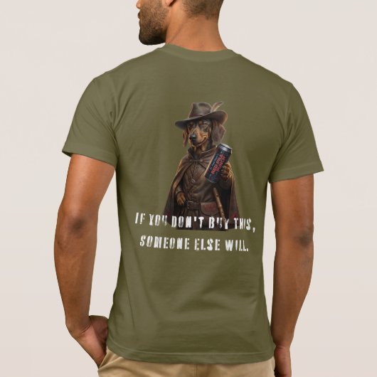ドクター・パイパー (パンチを取れ) Tシャツ (裏面)