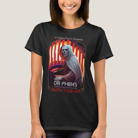 ドクター・フィビス 復讐のシンフォニー 女性用Tシャツ Tシャツ (正面)