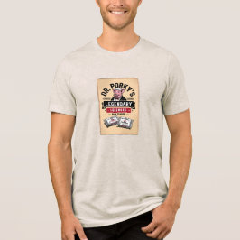 ドクター・ポーキーのハム味トローチ (架空の商品) トライブレンドＴシャツ