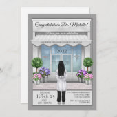 ドクター・メディカル・卒業招待状 招待状 (正面/裏面)