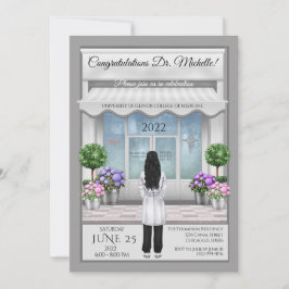 ドクター・メディカル・卒業招待状 招待状