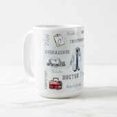 ドクター・ライフ 陶器マグカップ コーヒーマグカップ (正面左)