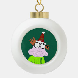 ドクター・ルブリック・バ・ハンバグ クリスマス セラミックボールオーナメント