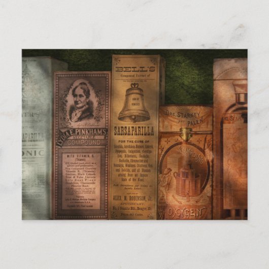 ドクター – 化合物エキス&サルサパリラ ポストカード (正面)