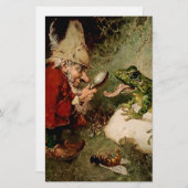 「ドクター・格言がカエルの舌を検査」ハインリッヒ・シュ 便箋 (正面/裏面)