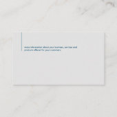 ドクター | 歯科医院椅子 名刺 (裏面)