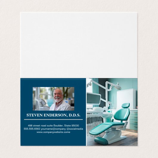 ドクター |歯科医院機器 名刺 (外部フラット)