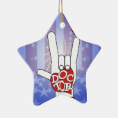 ドクターASL SIGN I LAVE YOU -ハート- MEDICAL CROSS セラミックオーナメント (右)