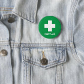 ドクターMEDIC & 救急処置、十字マーク、救急車、 缶バッジ (インサイチュ)