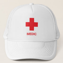 ドクターMEDIC & 救急、十字、救急車、 キャップ