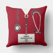 ドクパーソナライズされたター クッション (裏面)