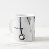 ドクパーソナライズされたター コーヒーマグカップ (正面左)