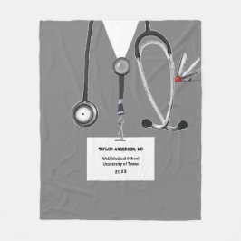 ドクパーソナライズされたター フリースブランケット