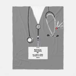 ドクパーソナライズされたター フリースブランケット