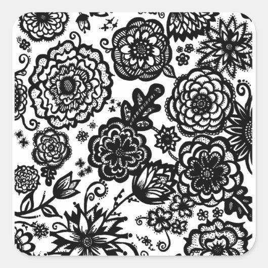 ドクレージー・スクエア・ステッカー スクエアシール (正面)