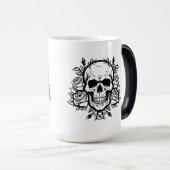 ドクロとバラ モーフィングマグカップ (正面右)