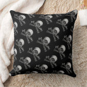 ドクロと交叉骨のクラシック クッション (ブランケット)